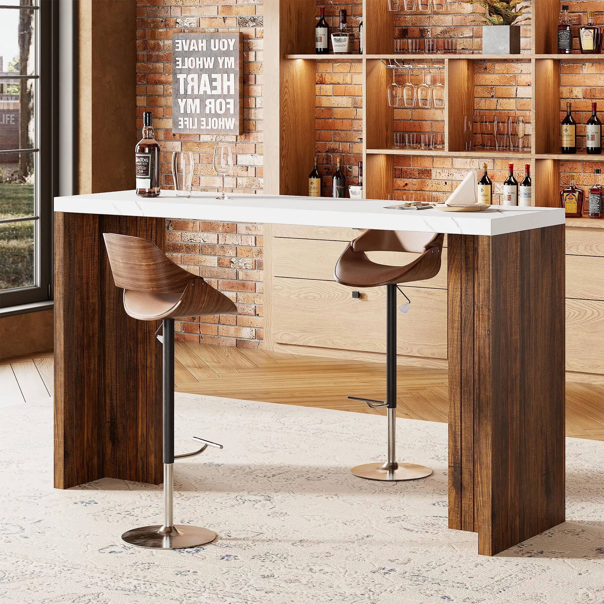 Modern Rectangular Bar Table 5