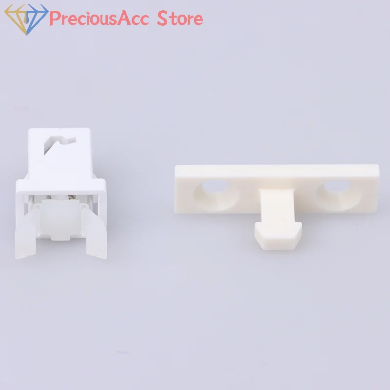10Pcs PR-001 Door Lock Switch Black White Small Latch For Air Conditioner Set Top Box TV DVD Cover Repair Accessory Part
