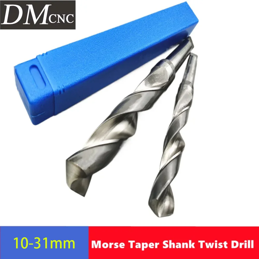 brocas-de-haste-conica--broca-helicoidal-de-haste-conica-prateada-w4241-hss--morse-taper--alta-precisao