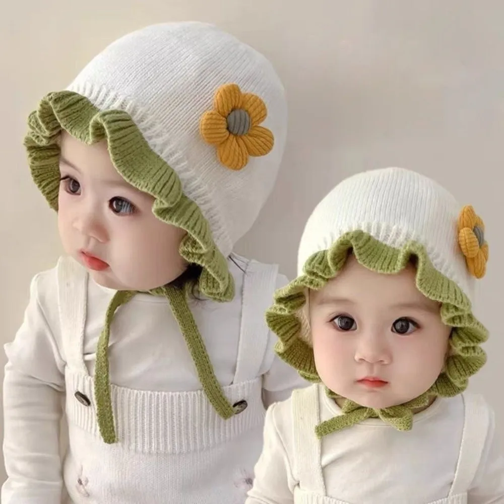 

New Warm Lace Princess Hat Windproof Coldproof Pullover Cap Balaclava Autumn and Winter