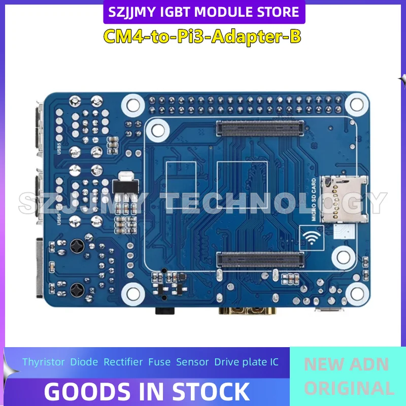 Karta rozszerzeń Raspberry Pi CM4 do 3B Raspberry Pi 3B + wymienny port Gigabit Ethernet NOWY ORYGINALNY W MAGAZYNIE