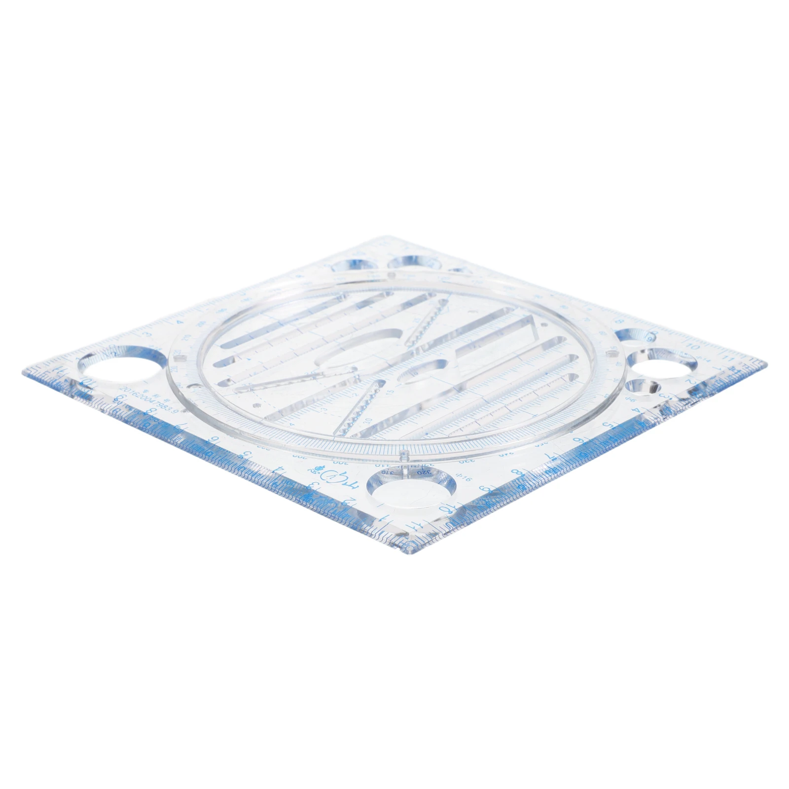 Drawing Ruler Circle Template for Drafting Angle Measuring Mold Templates Architecture Plastic Office Tools
