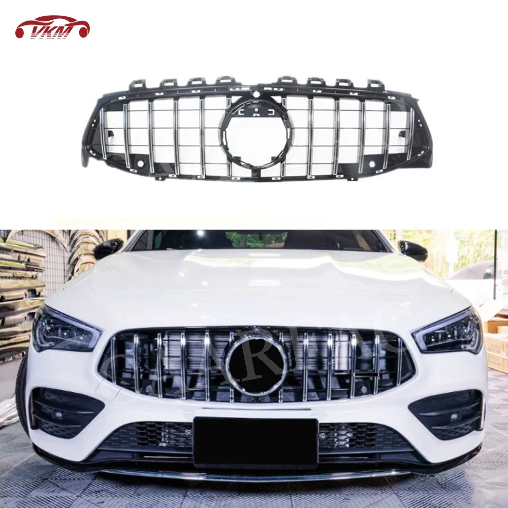 

ABS Material Front Bumper Grill Car Decoration for Mercedes Benz W118 C118 CLA180 CLA200 CLA250 CLA45 AMG 2020 2021