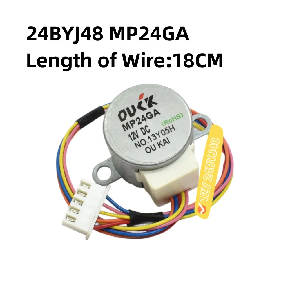 12V 24BYJ48 MP24GA/MP24GA45  Synchronous Motor For Midea Meibo Air Conditioner Hanger Swing Leaf Sweeper Wind Guide Motor