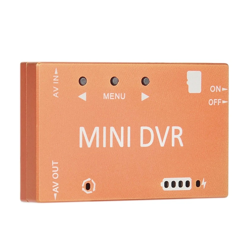 Mini FPV DVR Video Audio Recorder Built-In 3.7V 400Mah Battery For FPV RC Multicopters