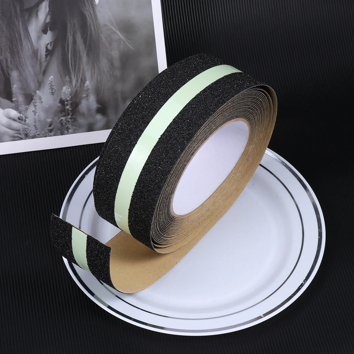 8 متر 5 سنتيمتر المضادة للانزلاق الشريط متجمد سطح لاصق قبضة ملصق للخارجية الدرج الممرات سلالم حديقة الطابق الرخام الخشب الخرساني #2