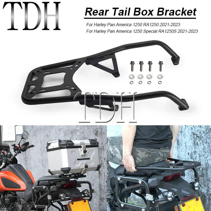 Tail Top Case Pannier Saddlebag Holder Box Luggage Rack For Harley Pan America 1250 S PA1250 S RA1250S PANAMERICA1250 2021-UP