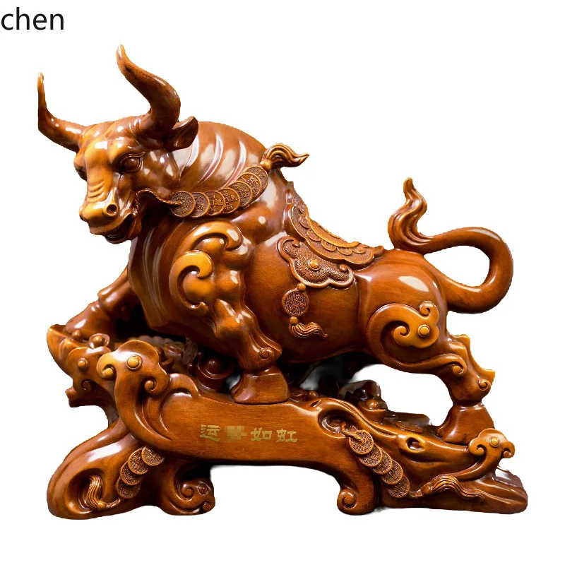 LXC Wealth Resin Wine Cabinet Ornament High-End Fortune Housewarming Gift Entrance Decoration Item