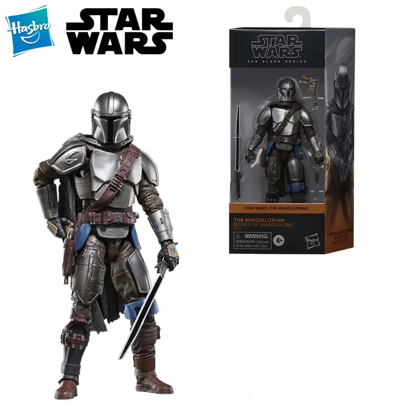 Nowa Oryginalna Figurka Akcji Hasbro Star Wars The Black Series The Mandalorian Model Zabawka Prezent Urodzinowy Kolekcja