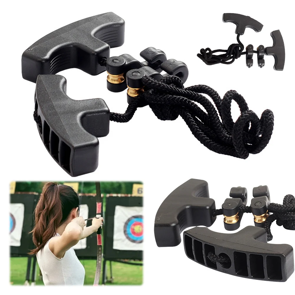 Crossbows Cocking Device Rope Cocker Ergonomic Handle Rope Cocking Device Heavy Duty Braided Rope Crossbows Cocker for Hunting