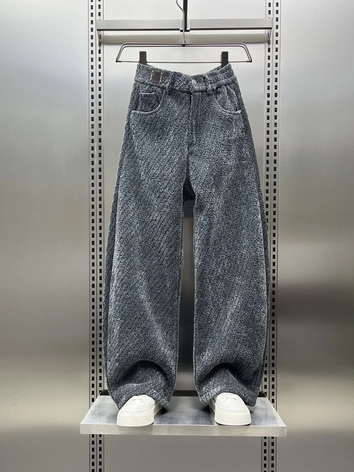 

Мужские зимние свободные повседневные брюки Faion Fce на подкладке, прямые спортивные длинные брюки, крутые широкие брюки Haome