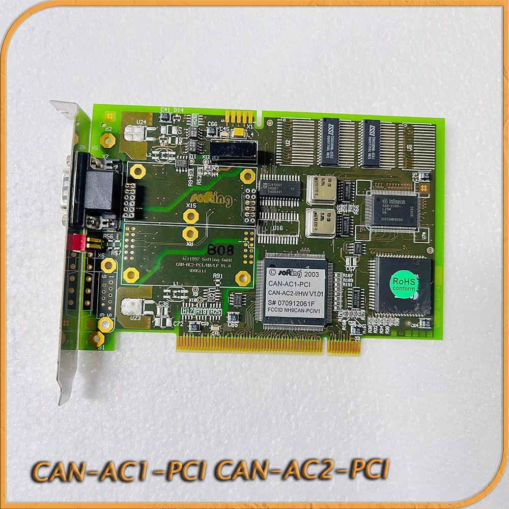 For Softing CAN-AC1-PCI CAN-AC2-PCI/HW/LP V1.0 Communication Card Single Port