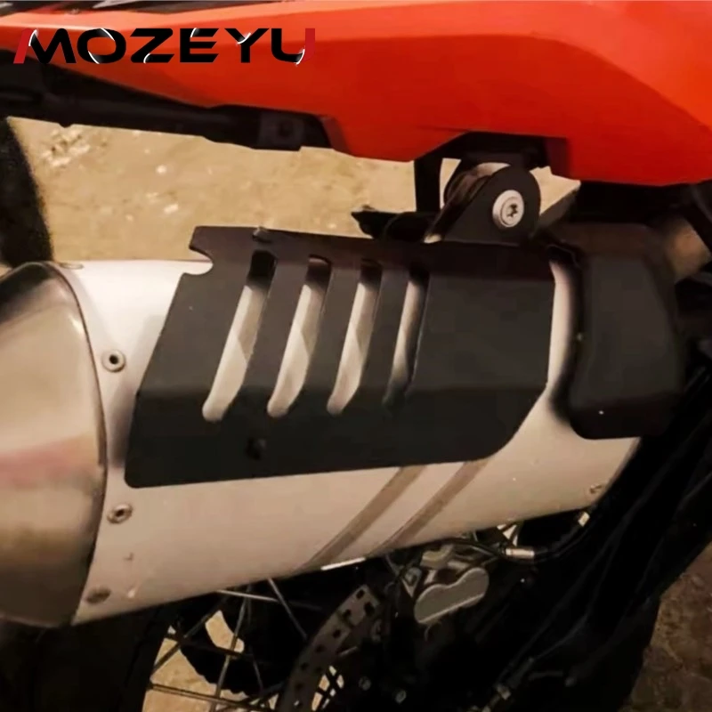 

For 790ADV ADVENTURE R S 2019 - 2024 2020 2021 2022 2023 790ADVENTURE Exhaust Pipe Crash Protector Motorcycle Heat Shield Cover