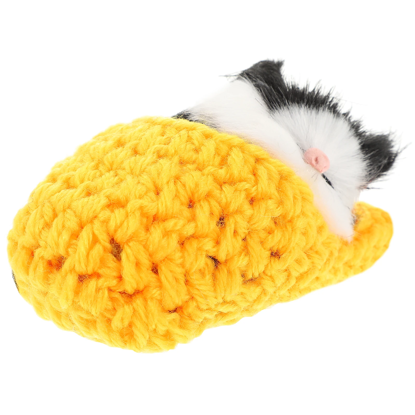 

Simulated Cat in Slipper Toy Mini Kitten Shoe Hand Toy Sleeping Cat Decor for Christmas Wedding Party Teaching