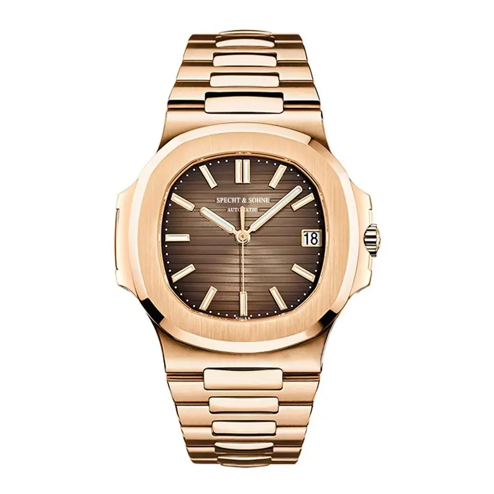 Specht & Sohne 2025 Nieuwe Klassieke Heren Horloges Luxe Automatisch Horloge Voor Mannen Roestvrij Staal Saffier 8215 Mechanisch Horloge