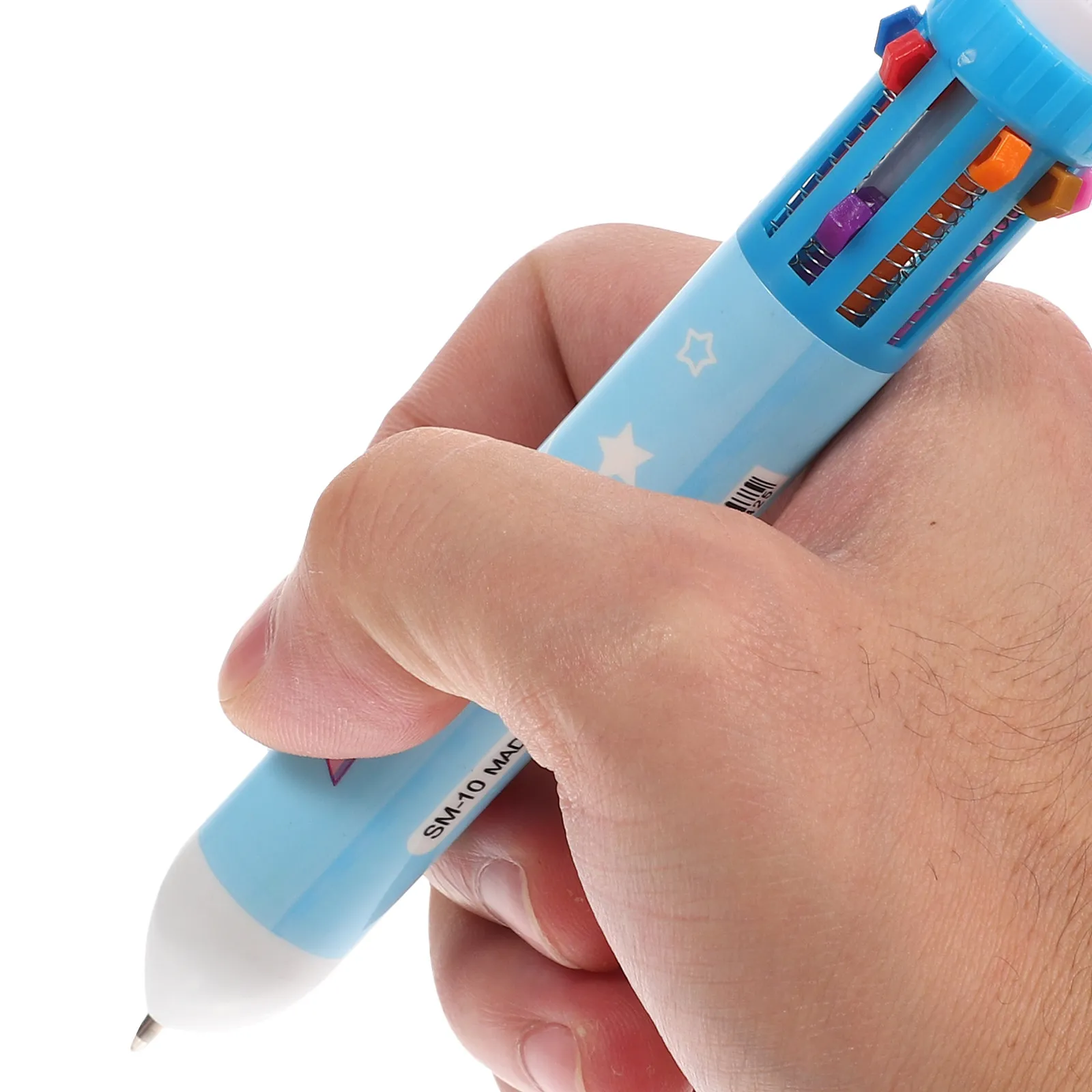 

4Pcs Wear-Resistant Multicolor Ballpoint Pens Students Daily Use Portable Desktop Writing Pens Delicate Design School