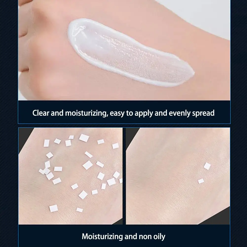 Men's Natural Makeup Cream Moisturizing Remove Darken Skin Care Gel 50g Improve Shrink Pore Oil Not Sticky Face Foundation view 4