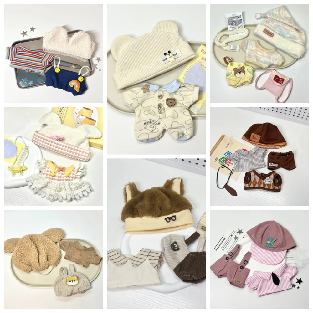 Robe à langer, accessoires de jeu, vêtements en coton de 20cm, ensemble de vêtements pour poupées à langer, Mini vêtements mignons, costume, jouets pour filles