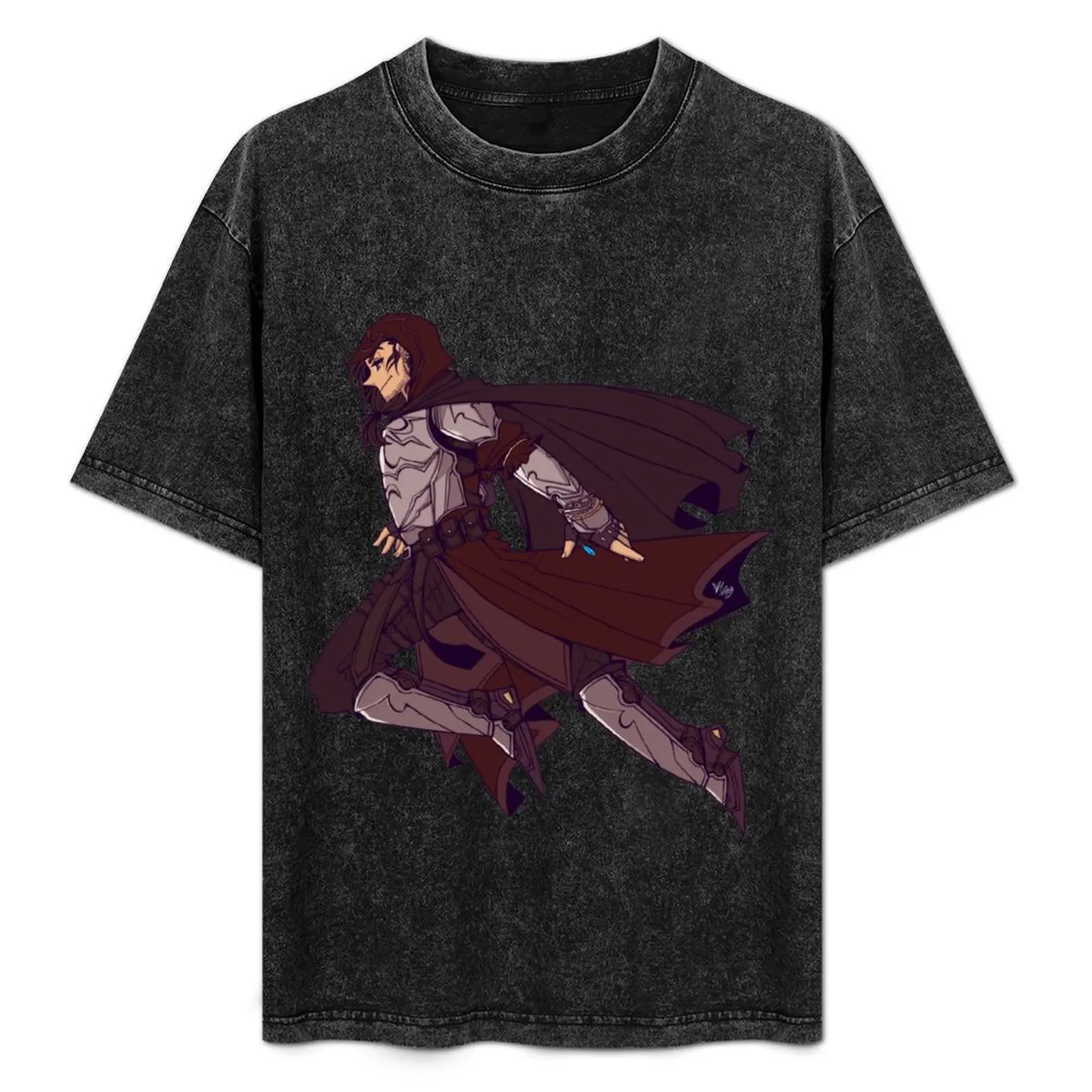 

Футболка Assassin!Gladio, простой базовый дизайн, рубашка с короткими рукавами