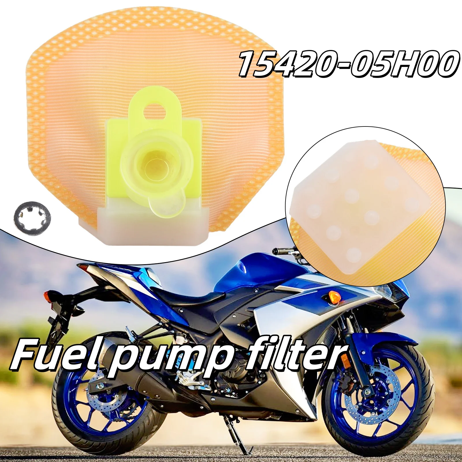 

1pc 15420-05H00 Fuel Pump Filter For Honda For CB500F For CB500X For CB600F Hornet 600 For CB650F CB650 Motorcycle Accessories