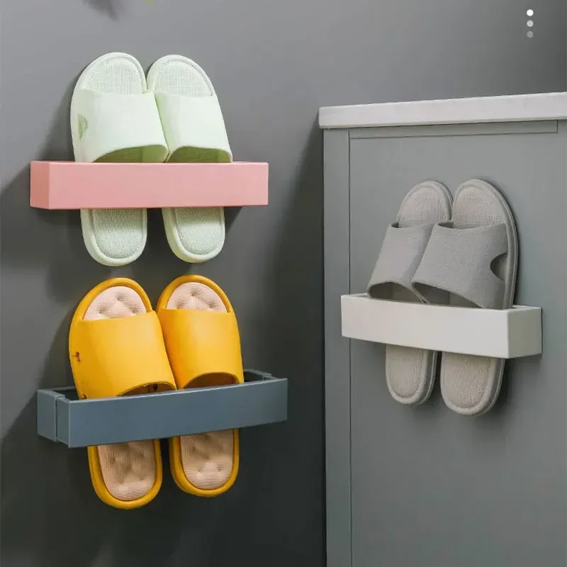 

Adjustable Wall Mounted Shoe Rack Retractable Space Saving Door Back Organizer for RV Motorhome Bathroom Caravan Boat