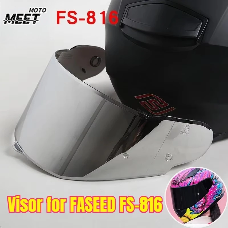 Helmet Visor for FASEED FS-816 Full Face Helmet Visor Flip Up Helmet Replacement Accessories Para Moto Casque 816