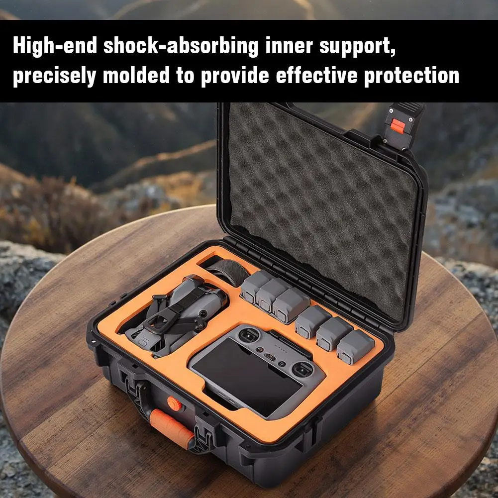 Per DJI Mini 5 Pro Scatola di immagazzinaggio rigida Custodia antigoccia antiurto impermeabile Borsa portatile di grande capacità Accessorio di protezione drone