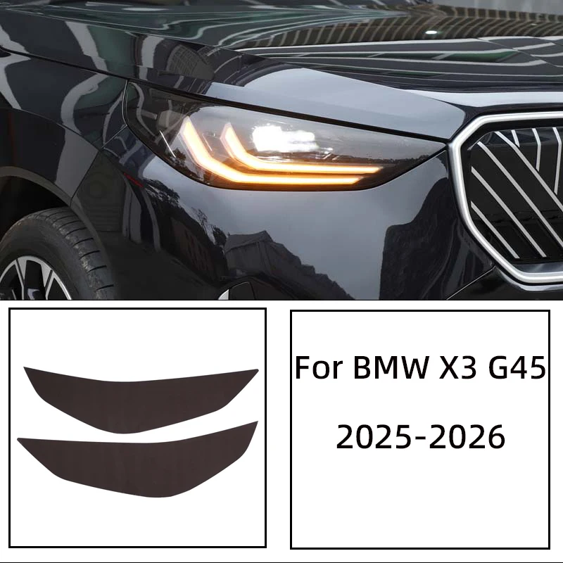 

For 2025-2026 BMW X3 G45 car headlight protective film sticker, headlight cover color-changing film, car styling accessories TPU