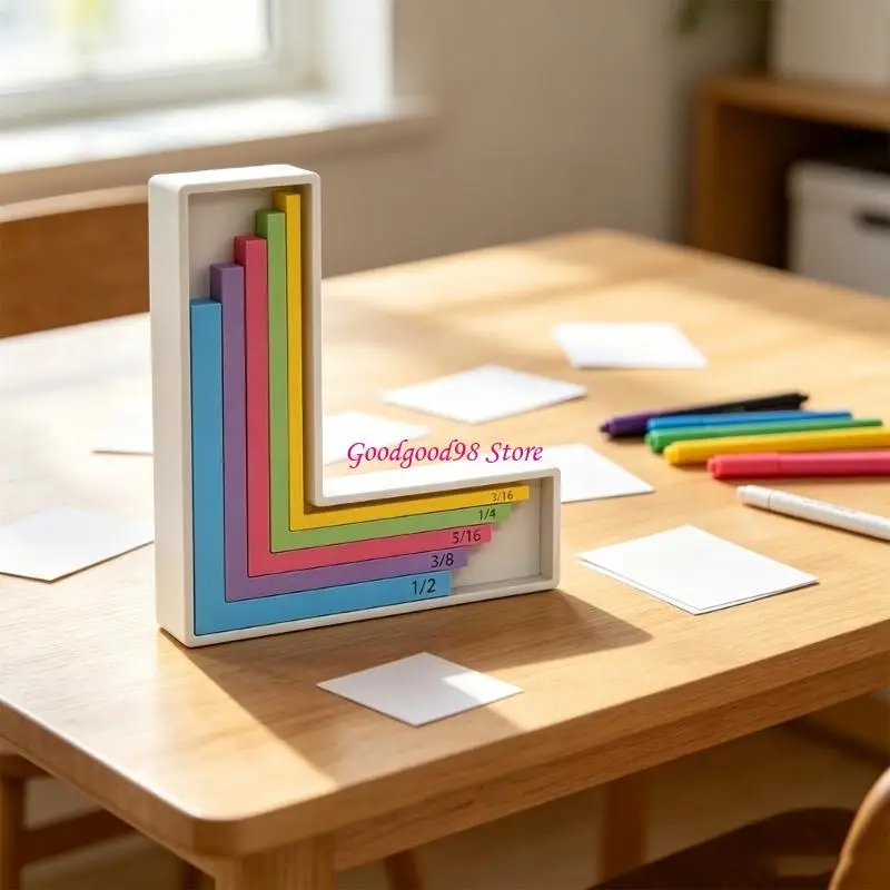 Scrapbook cutting guide set with tray and printed size rails 