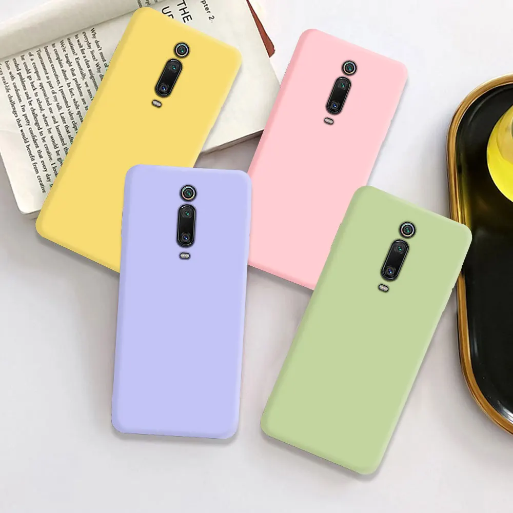 For Xiaomi Mi9T Pro Case Matte Silicone Back Cover For Xiaomi Mi 9T 9 T Phone Cases For Redmi K20 Pro Fundas Coque