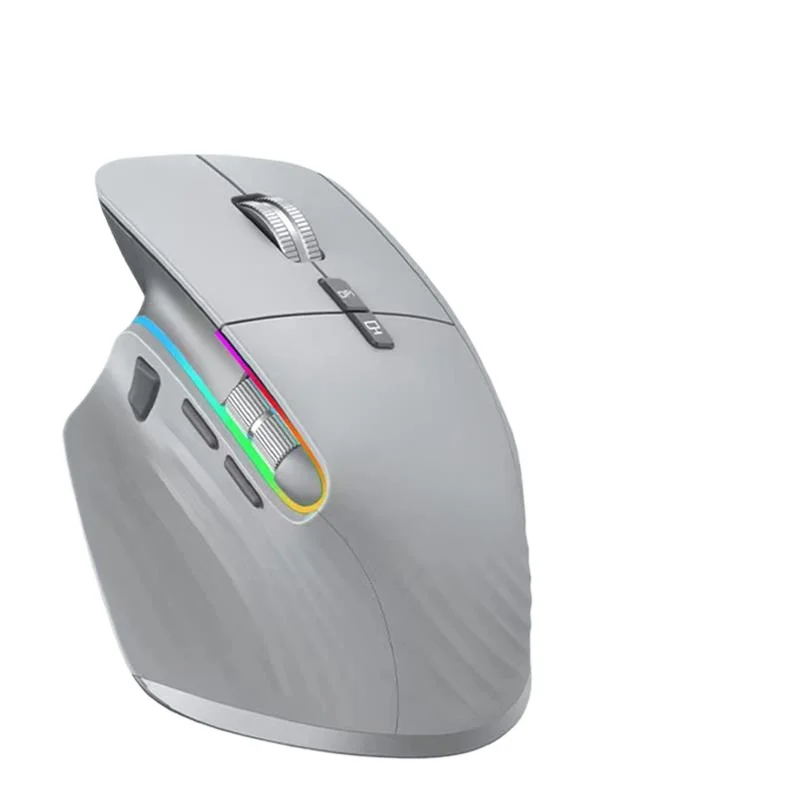 

M10 2.4G+Bluetooth Wireless Mouse Rechargeable Office Business 2.4G Wireless Ergonomic Mouse 4000DPI for PC Laptop