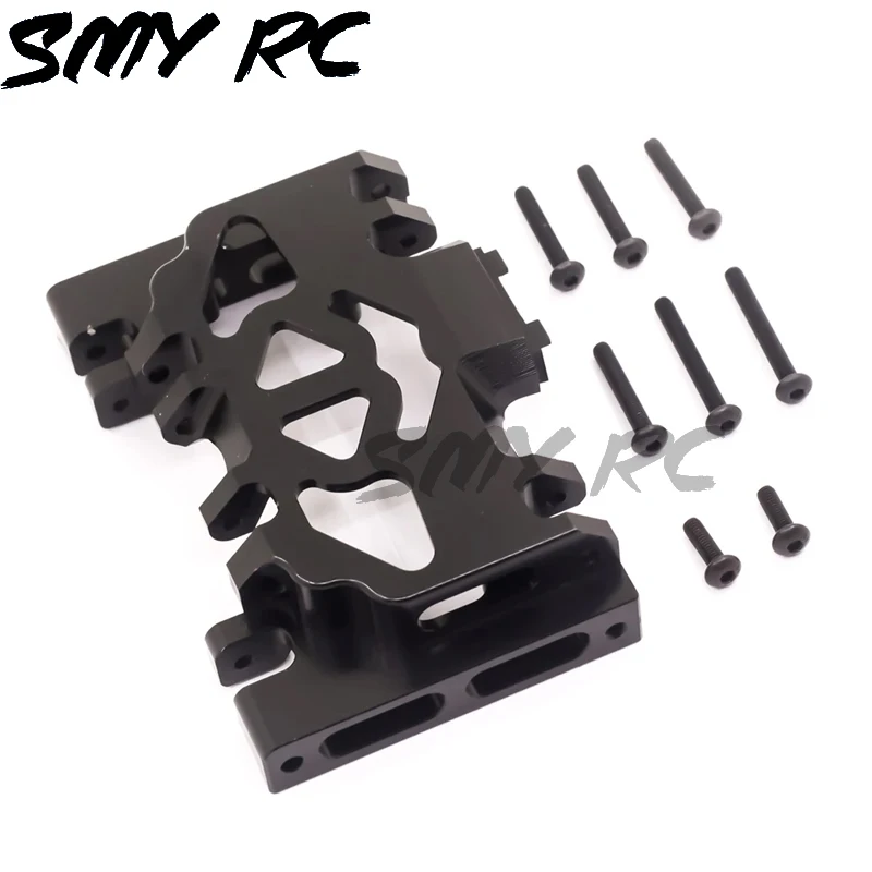 Aluminum Alloy TRX4 Gearbox Mount Base Chassis Skid Plate for 1/10 RC Crawler Traxxas TRX-4 Defender Bronco Blazer G500 Upgr