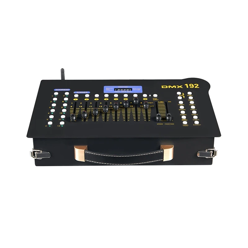 Wireless DMX 512 Console  192 Channel Light Controller With Rechargeable Receivers  For Live Concerts KTV Djs Clubs UK Plug