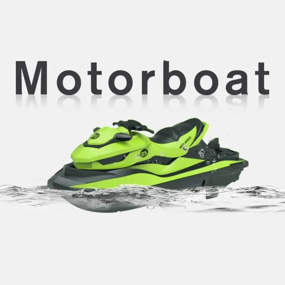 

2.4GHz High Speed ​​1:14 Scale RC Jet Ski Model Toy Motorboat - Remote Control Boat, Water Toy Gift