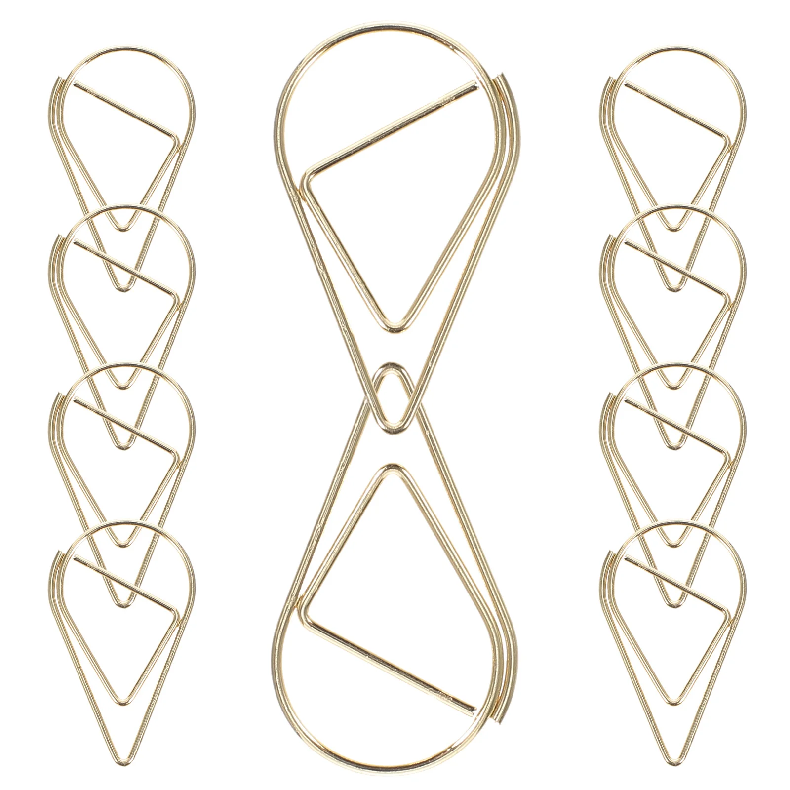 10pcs Water Clips Metal Note Clip For Office Bible Cards Small Steel Pin Bills Fixing Shaped Dripping Clip Metal