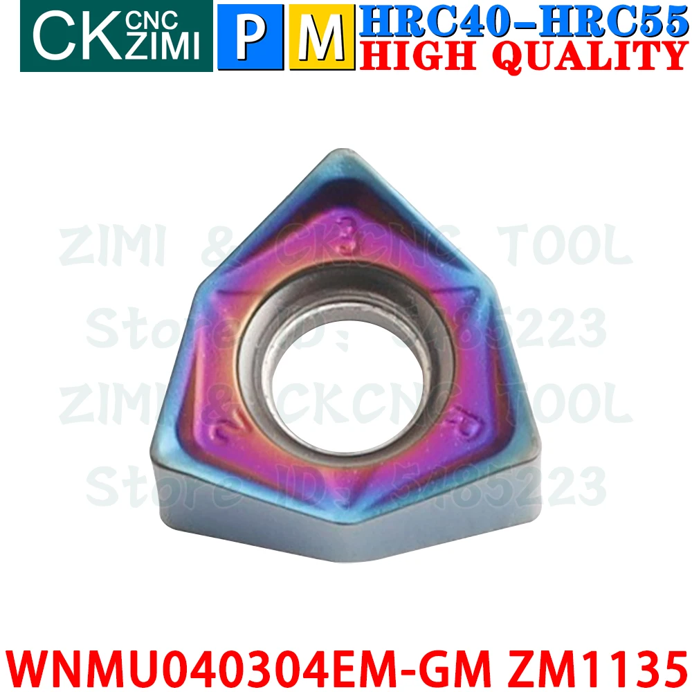 Imagem -06 - Wnmu 040304 gm Inserto de Metal Duro Inserto de Fresamento de Alimentação Rápida Ferramentas de Fresagem de Corte Pesado de Avanço Rápido Intercambiável Wnmu Mfwn90 Cnc para Aço Aço Inoxidável Wnmu040304em-gm Zm1135