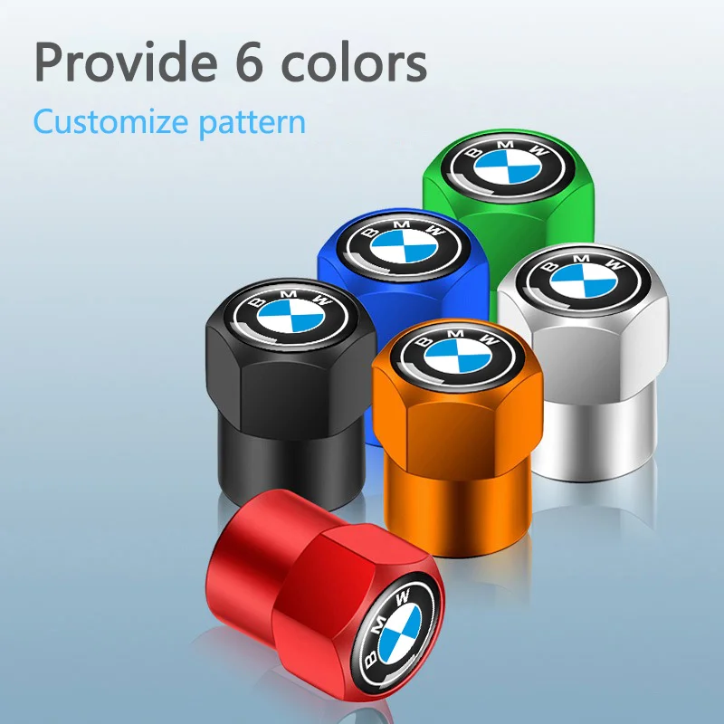 

Car Wheel Tire Valve Caps Stem Covers For BMW E36 E46 E90 E60 E39 F30 F10 F20 E70 E53 G30 E91 E92 E93 E87 E83 Airdust Waterproof