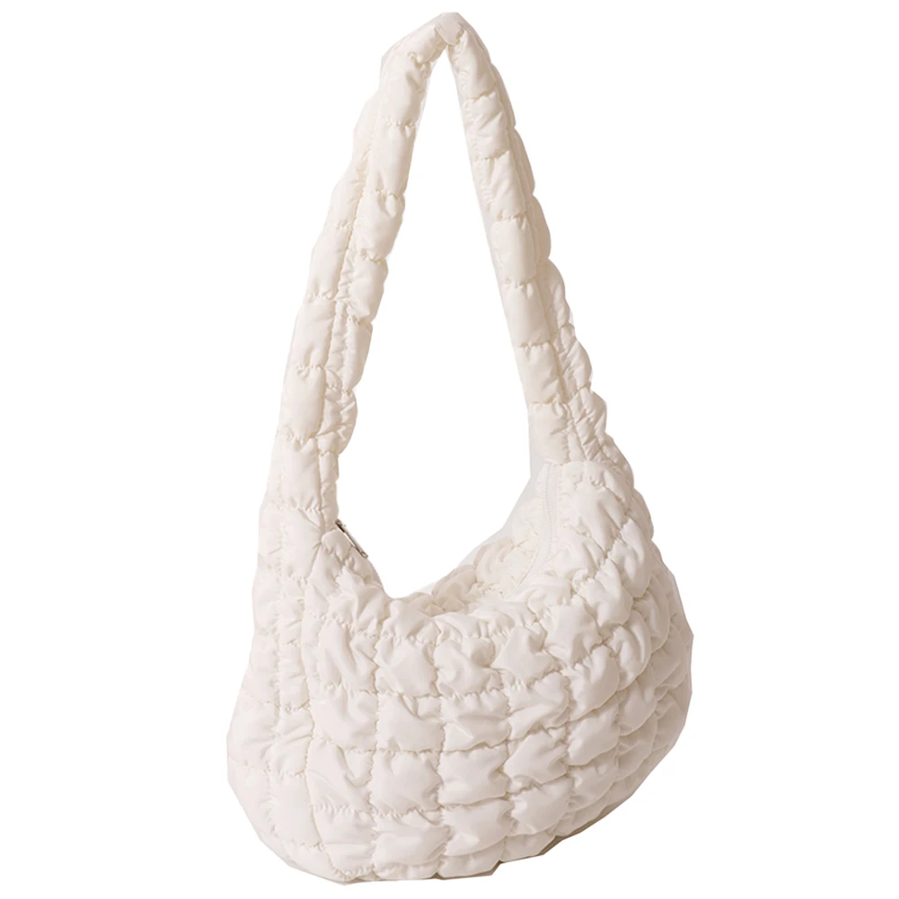 

Women Shoulder Bag Quilted Pleated Ladies Crossbody Bags Fashion Large Capacity Temperament Travel Camping