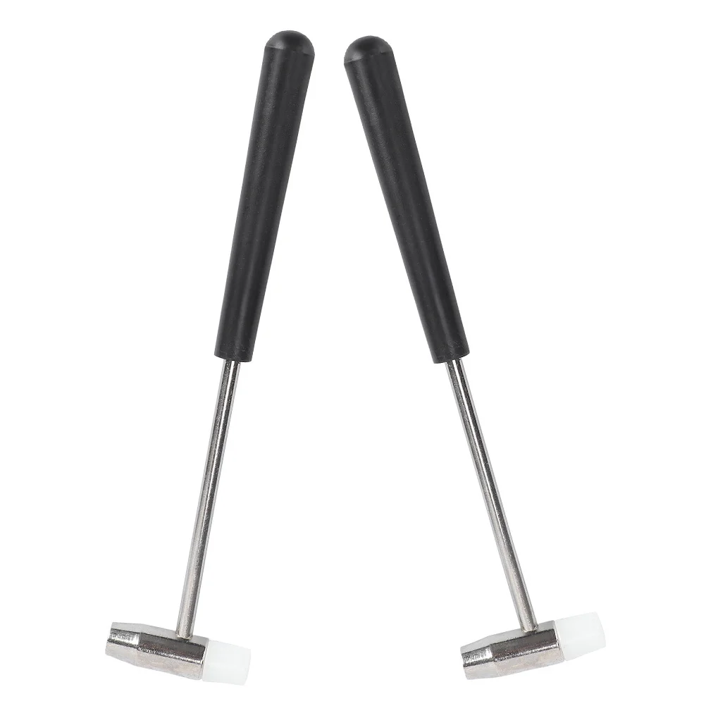 

2pcs Mini Smooth Handle For Repairing Dial Home Shop Use Watch Part Repair Repair Tool Mini Hammer