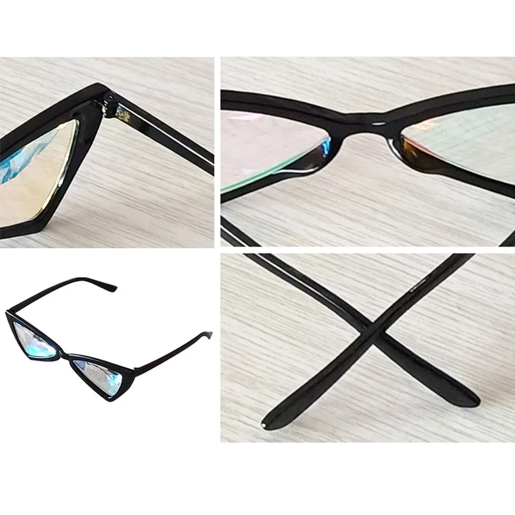 

Cat Eye Sunglasses PC Material Anti UV Creative Polygonal Surface Eyewear Lightweight Stylish Comfortable Design Excellent Nose