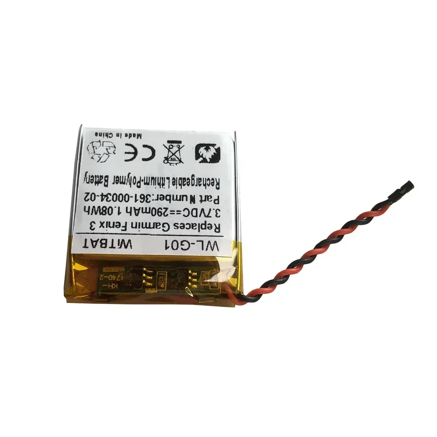 High-quality products 290mAh Battery 361-00034-02 for Garmin Fenix 3, Fenix 3 HR, CS-GMF300SH