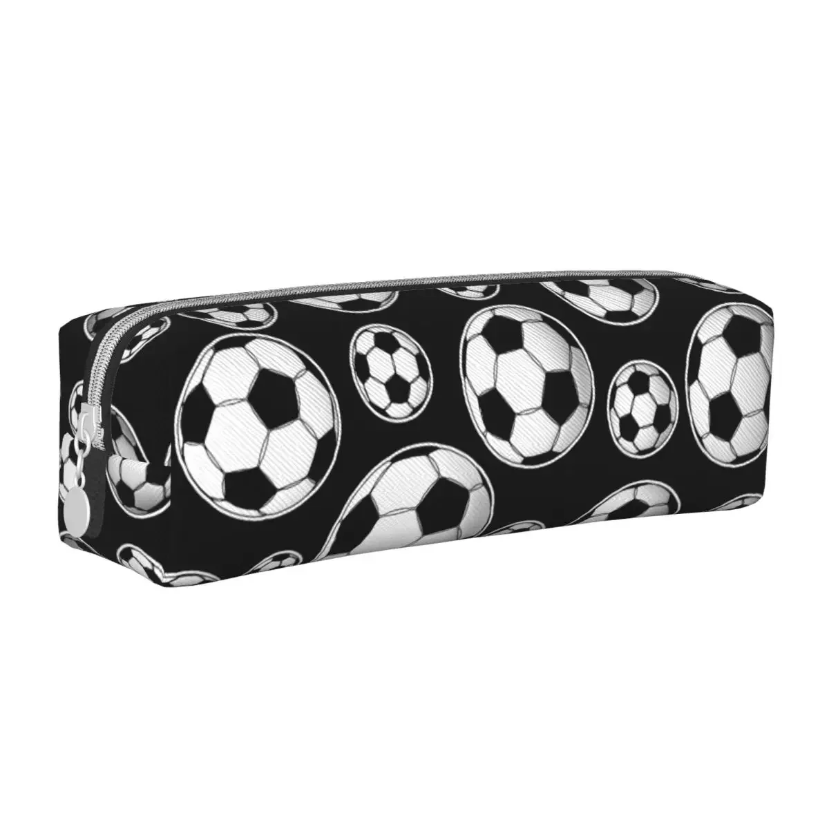 Soccer Ball Pattern Pencil Cases Classic Sports Pen Box Bags Student Big Capacity Students School Cosmetic Pencilcases