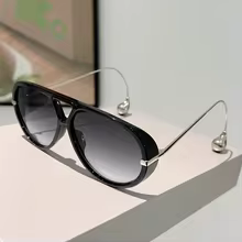 Luxury Brand Designer Oversized Pilot Sunglasses Women For Men 2025 Popular Vintage Sun Glasses Punk Double Bridge Shade UV400 - AliExpress 