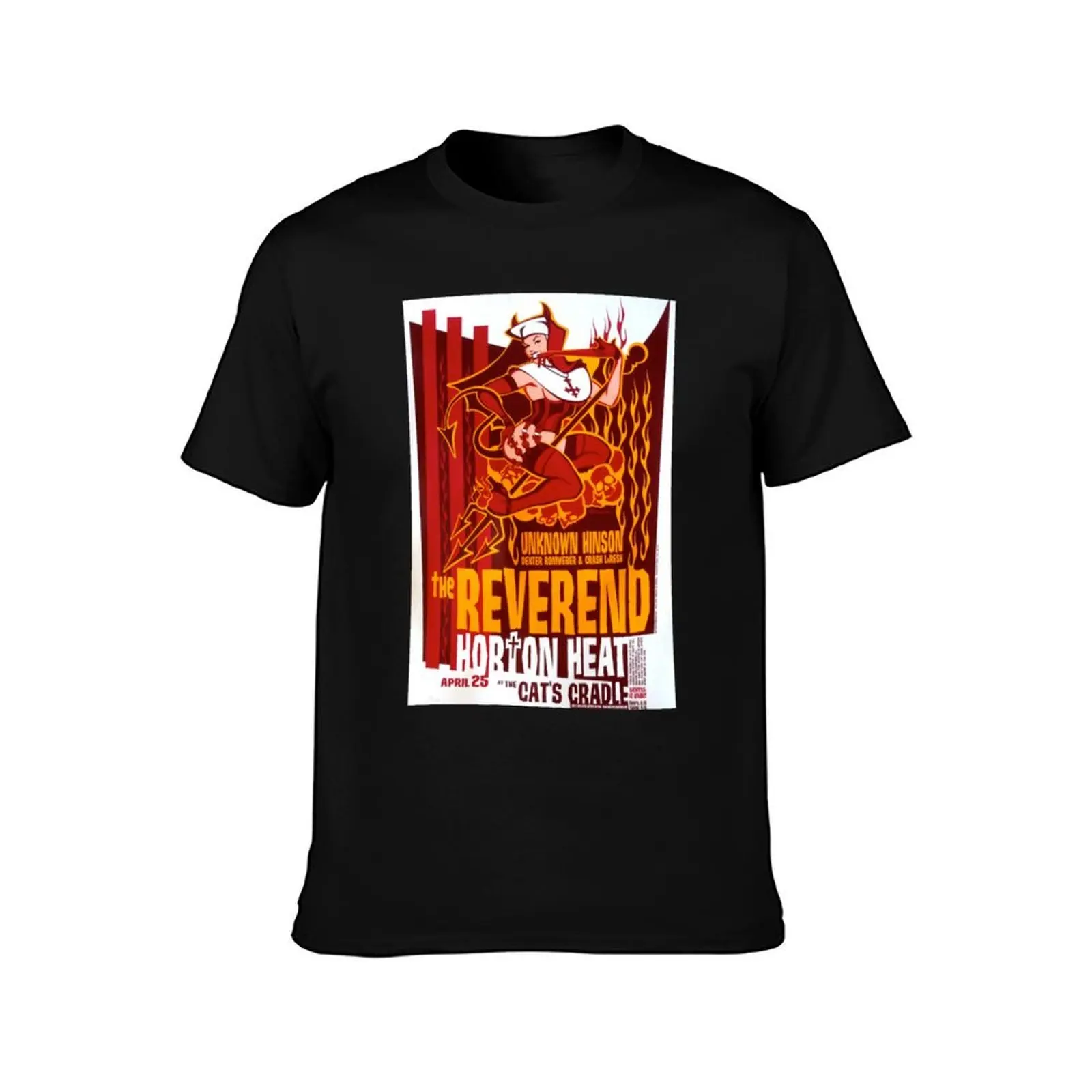 Reverend Horton Heat T-Shirt Standard Fit Solid Tee Shirt T-Shirt