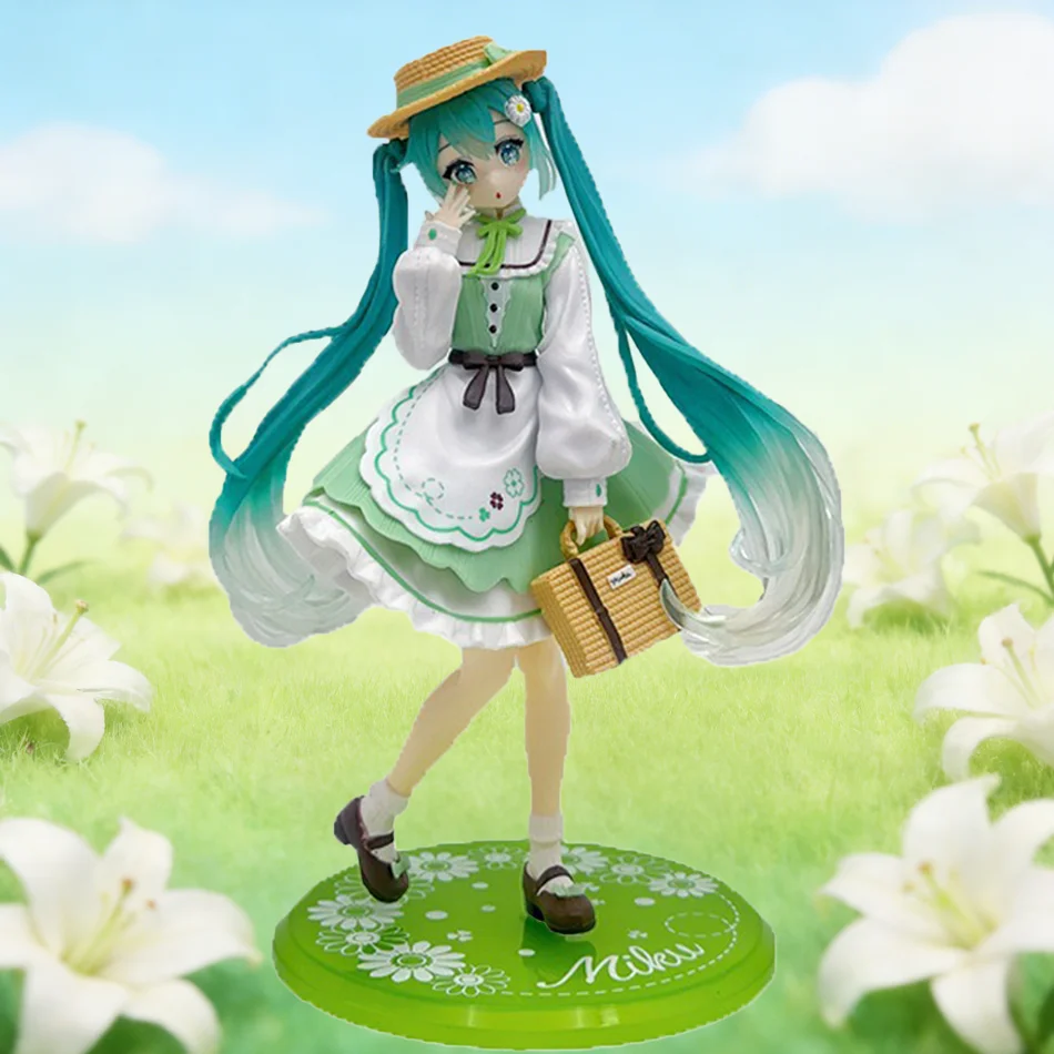 Muñeca de PVC Hatsune Miku, Estilo Rústico, Hecha a Mano, Linda, para Escritorio, Modelo de Juguete, Exquisita y Decorativa