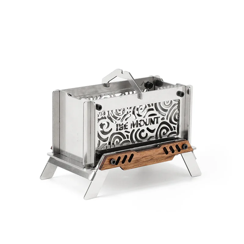 

Portable Stainless Steel Incense Burner & Fire Altar - Foldable Mini Mosquito Coil Holder for Camping, Hiking, Home Decor