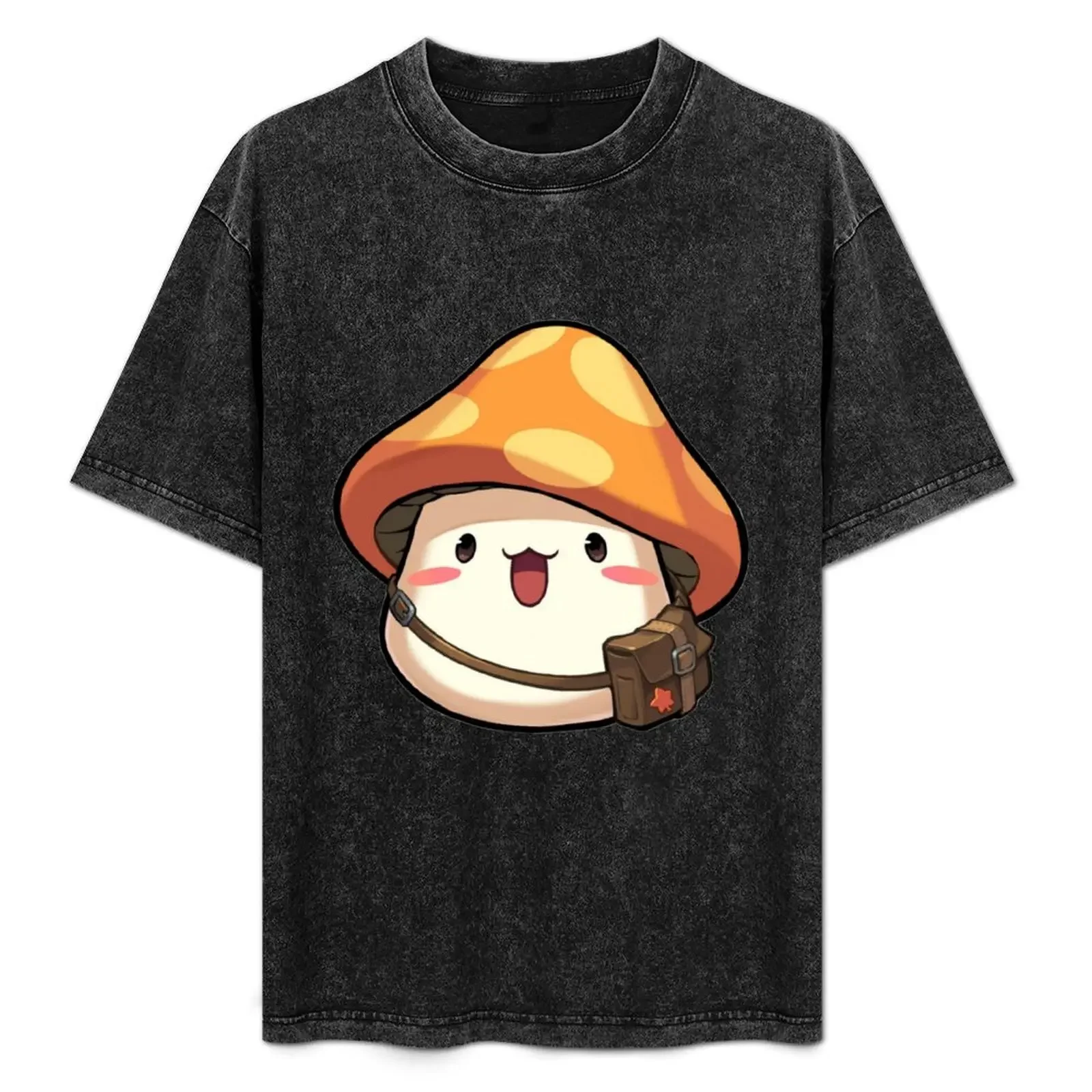 

Maplestory Orange Mushroom with cute baggy T-Shirt man t shirts cotton t shirt man luxury T-Shirt