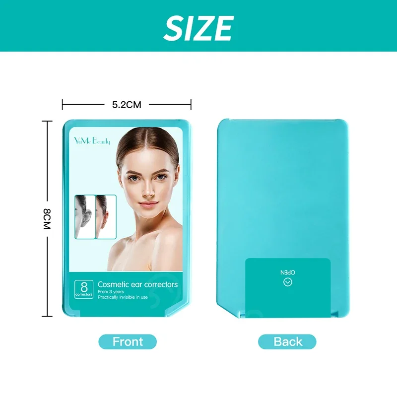 8 قطعة شريط مصحح الأذن مصحح الأذن المثبت ملصقات الأذن التجميلية مثل آذان قزم أداة مصحح الأذن المتمددة #6