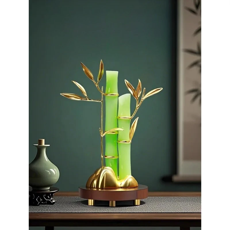 

Rich bamboo ornaments, antique housewarming gifts in the entrance