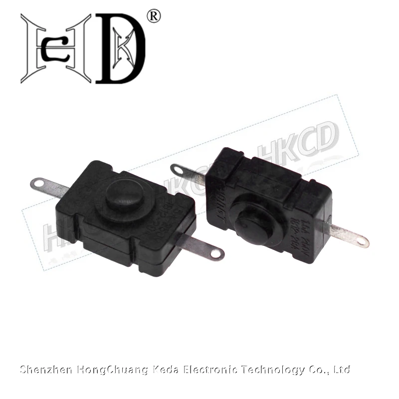 5pcs Self locking micro button switch KAN-28 1.5A250V flashlight switch SMD type 18 x 12mm button switch 1812-28ZJ